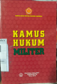 Image of KAMUS HUKUM MILITER
